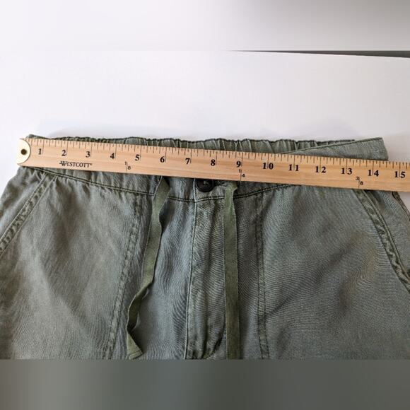 Sundance Army Green Tencel Joggers | Size Small - Picture 9 of 11